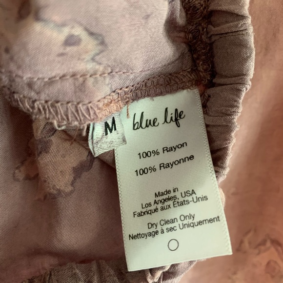 Blue Life Off-The-Shoulder top, Pink Tie-Dye, M - Picture 6 of 8